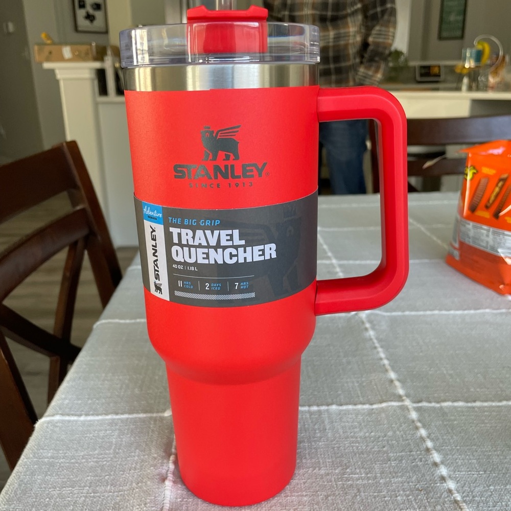Bright Red Stanley 40oz Tumbler